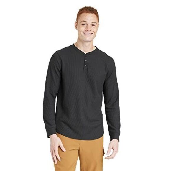 All in Motion Men's Waffle-Knit Henley Athletic Top - (as1, Alpha, Xx_l, Regular - Picture 1 of 3